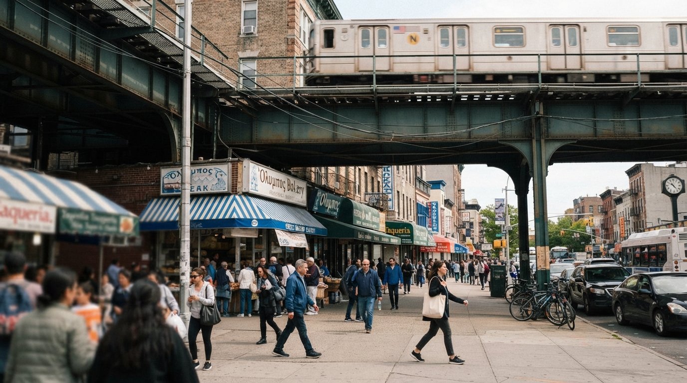 Astoria, New York : Poisson grec, Little Egypt et une ville de bonne chère